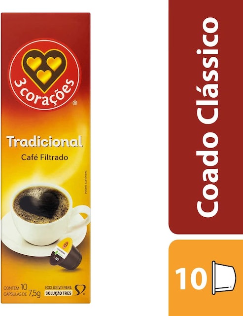 Cápsula de Café Filtrado TRES 3 Corações 2