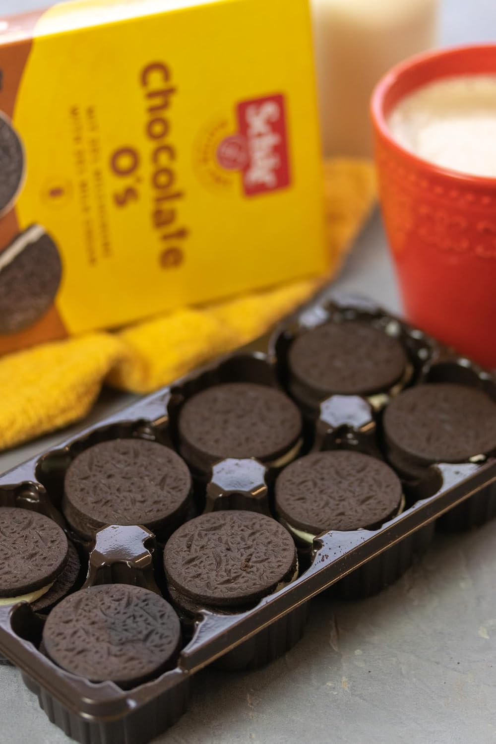 Biscoito Recheado Chocolate O's 4