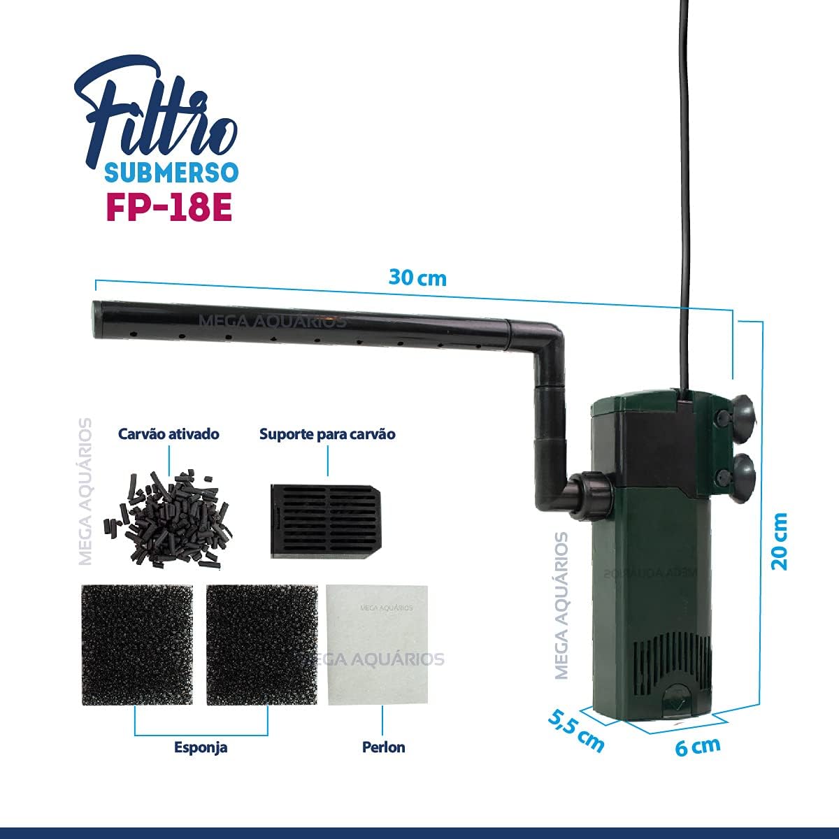 Filtro Interno com Bomba FP-18E 3