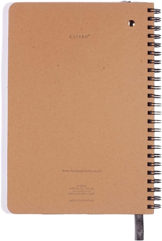 Caderno Wire-o Kraft 14x21 - Kraft Pontado 5