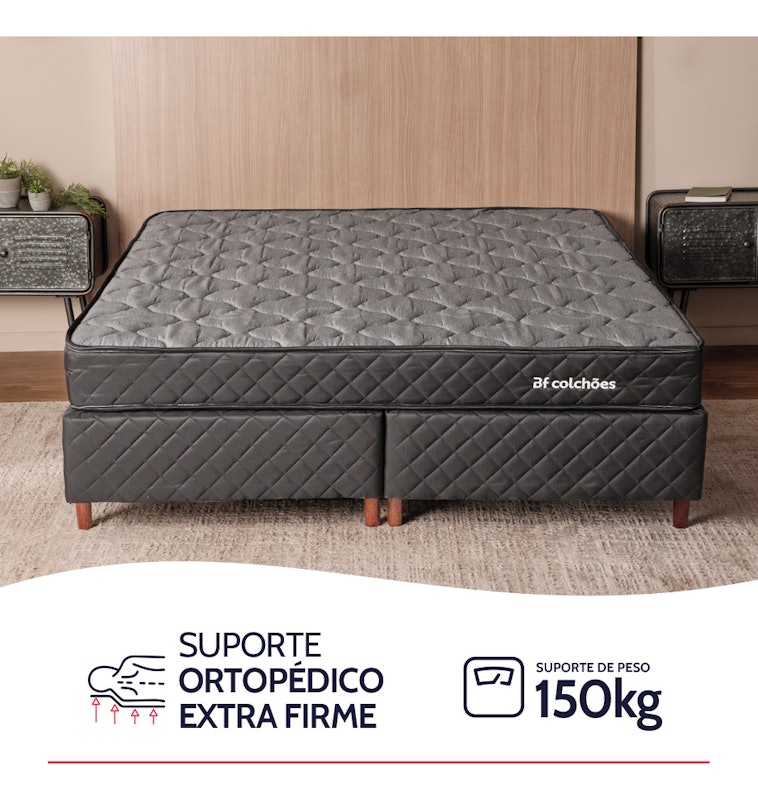 Colchão Casal Ortopédico Espuma D45 Extra Firme 2