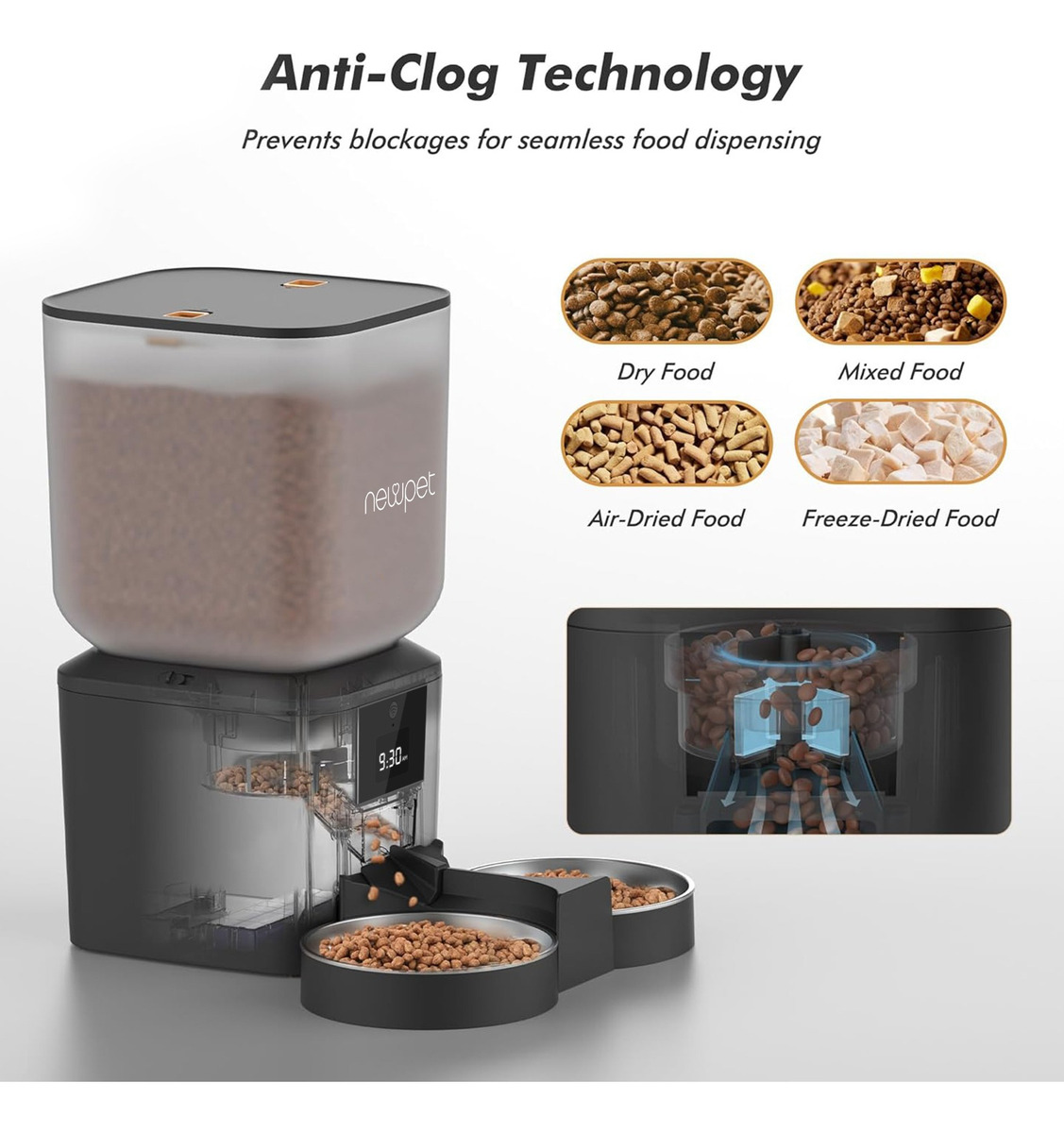 Alimentador Automático com Wi-Fi de Ração 2