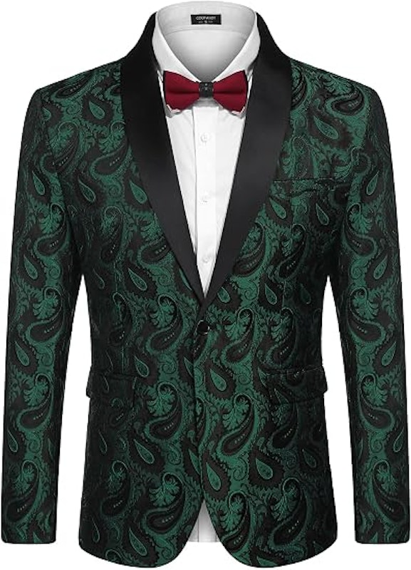 Blazer Masculino com Estampa Floral 1
