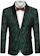 COOFANDY Blazer Masculino com Estampa Floral 1