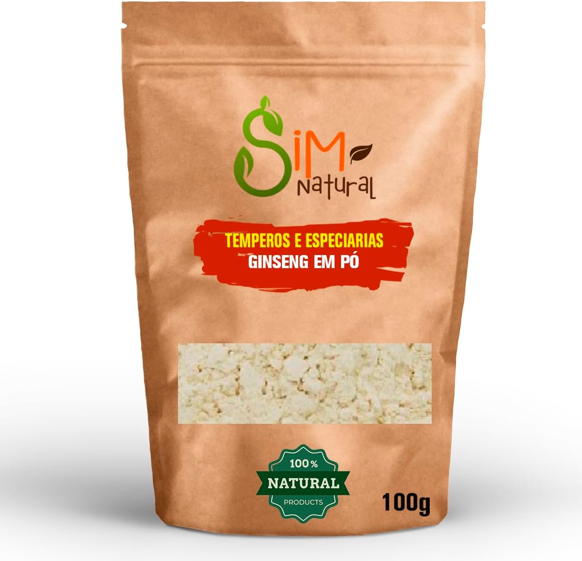 Ginseng em Pó Premium Sim Natural 1