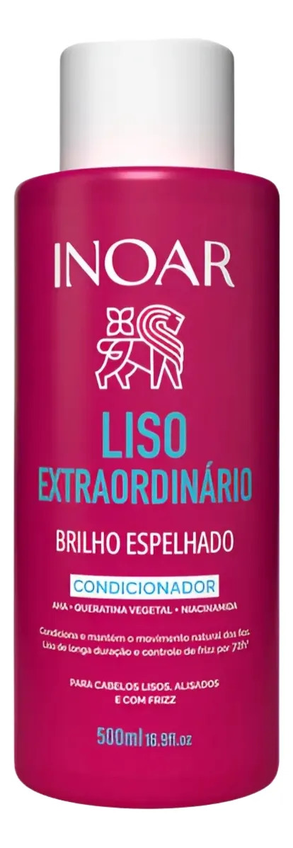 Shampoo Inoar Liso Extraordinário 1