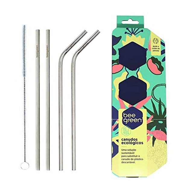 Canudos de Inox com Escovinha Misto  1