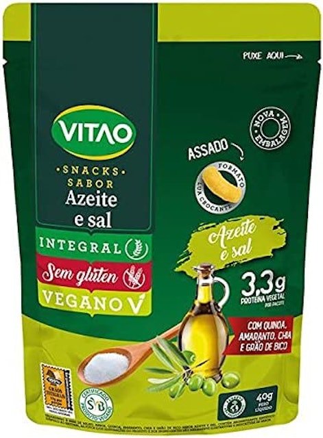 Snack Proteico Azeite e Sal Vitao 1