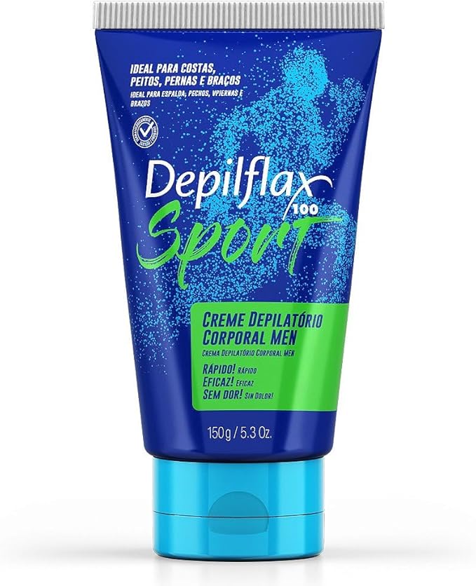 Creme Depilatório Depilflax Corporal Men Sport 1