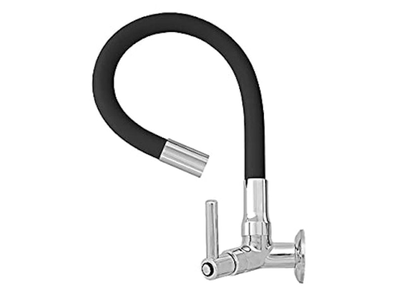 Torneira Gourmet C51 Flexível de Cozinha Parede Preta 1/4 de Volta 2