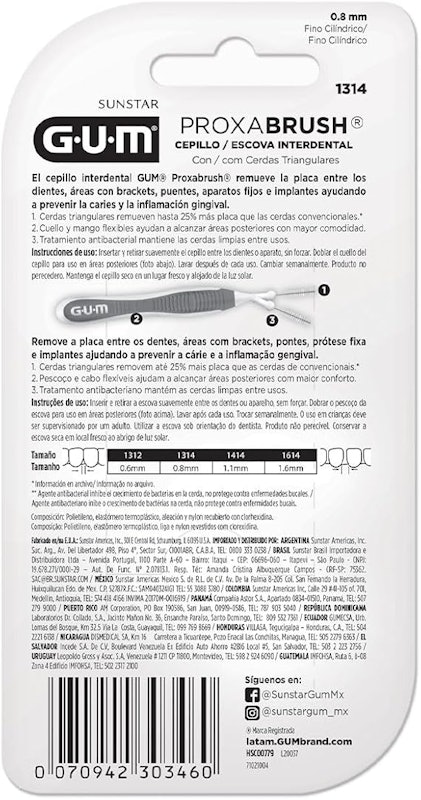 Escova Interdental Proxabrush 0,8 mm 4
