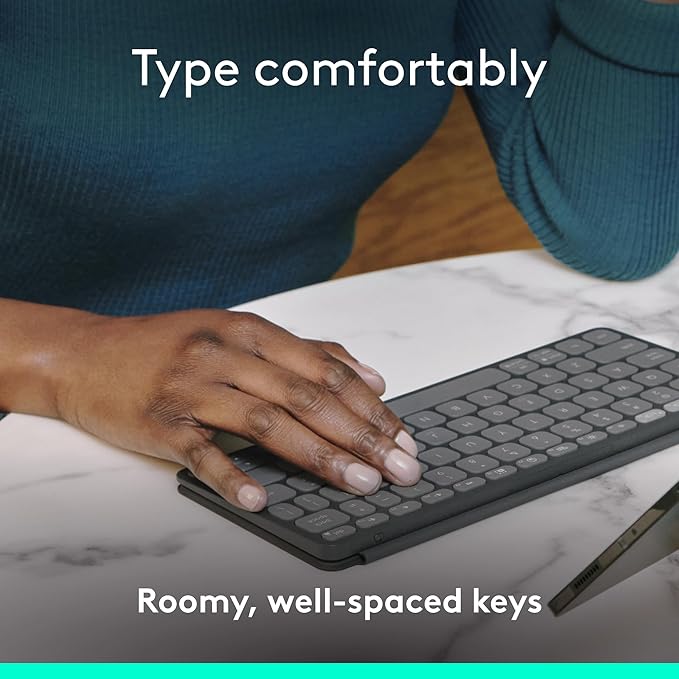 Teclado sem Fio Portátil Logitech Keys-To-Go 2 5