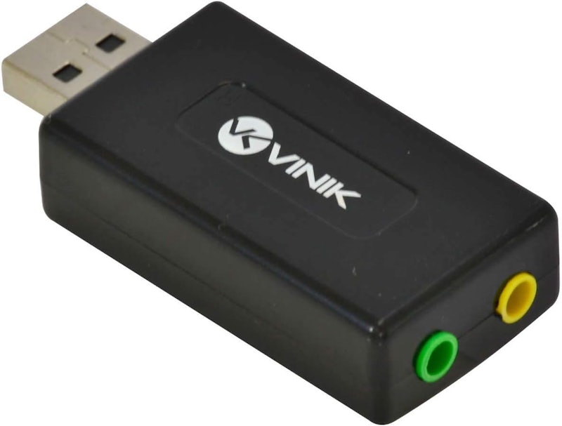 Adaptador VINIK Placa de Som USB 7.1 Canais Virtual AUSB71 2