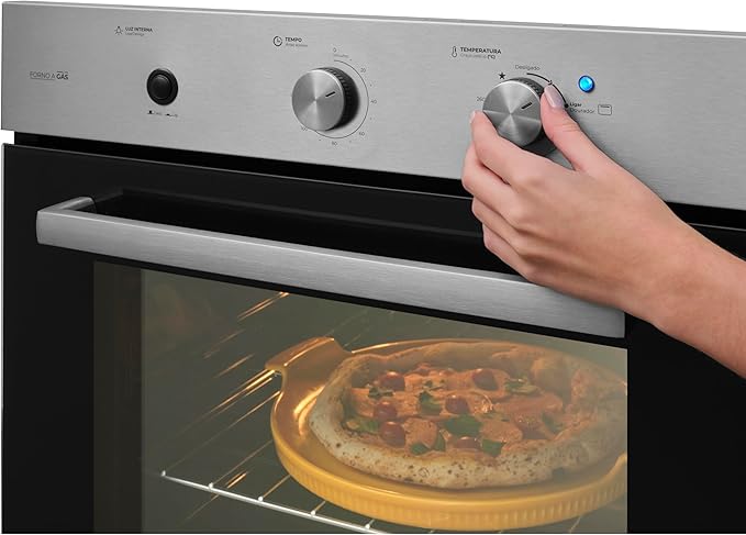 Forno a Gás de Embutir Fischer Infinity 78 L com Grill 3