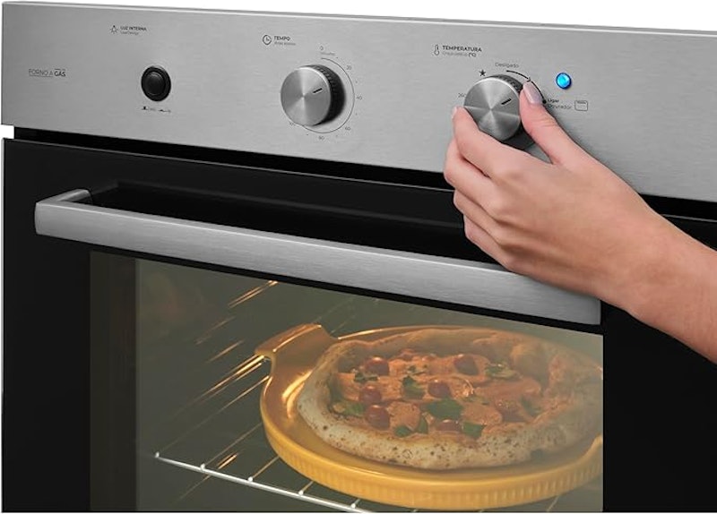Forno a Gás de Embutir Fischer Infinity 78 L com Grill 3