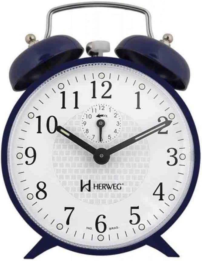 Despertador Mecânico Retrô Metal 1