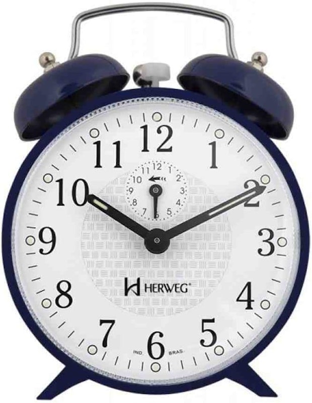 Despertador Mecânico Retrô Metal 1