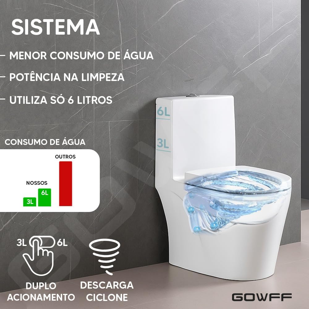 Vaso Sanitário Monobloco  5