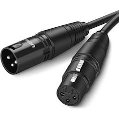 Cabo XLR Ugreen Macho/Fêmea para Microfone 1 Metro