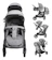 KIDDO Carrinho Kiddo Pair 1