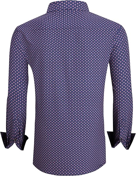 Camisa Social Masculina Estampada Alex Vando 3