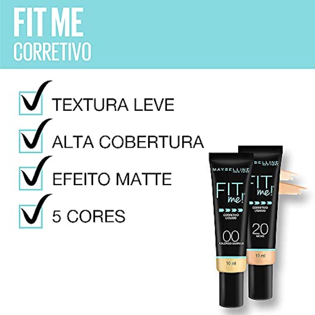 Corretivo Amarelo Maybelline Fit Me 2
