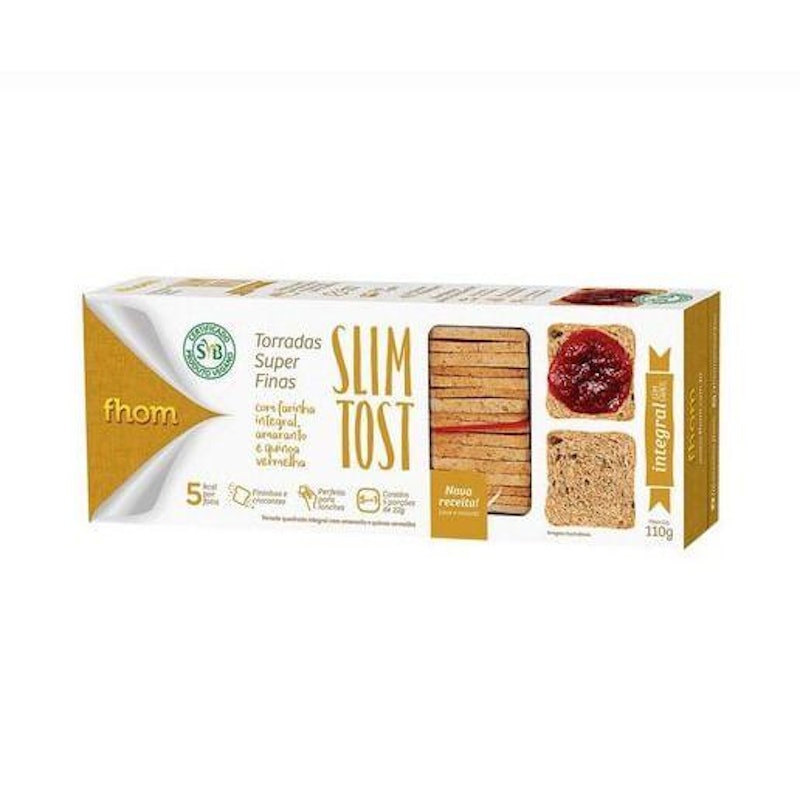 Torrada Slim Tost Integral com Grãos 1