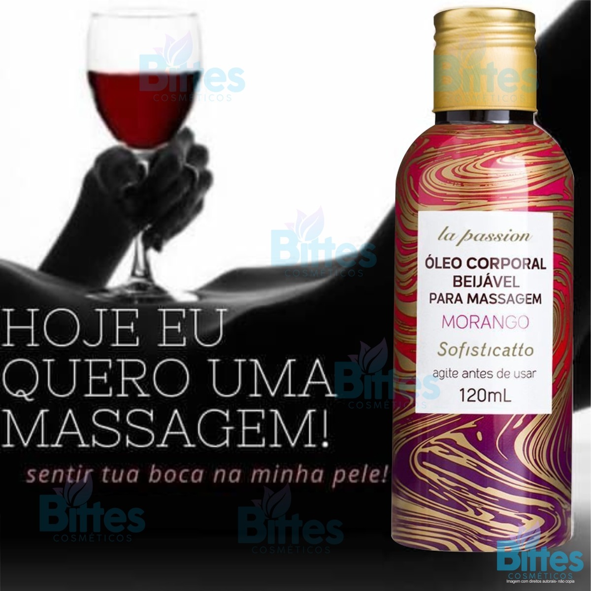 La Passion Óleo Corporal para Massagem 3
