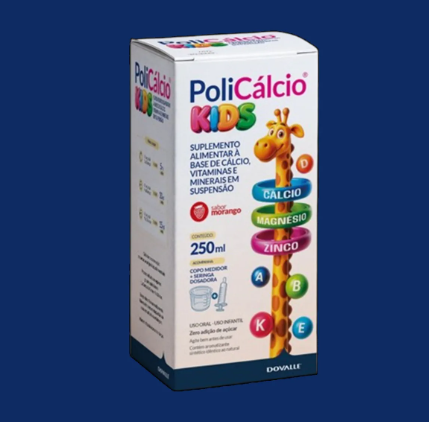 PoliCálcio Kids 250 ml – Suplemento de Cálcio com Vitaminas e Minerais 3