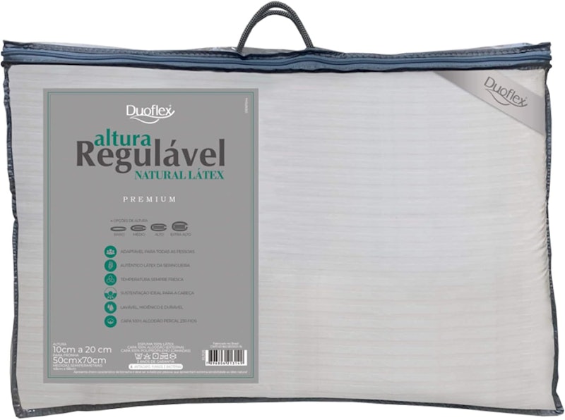 Altura Regulável Natural Látex Premium 1