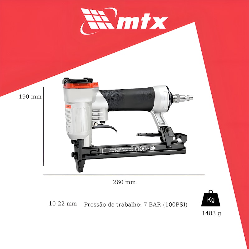 Grampeador Pneumático para Tapeceiro 5