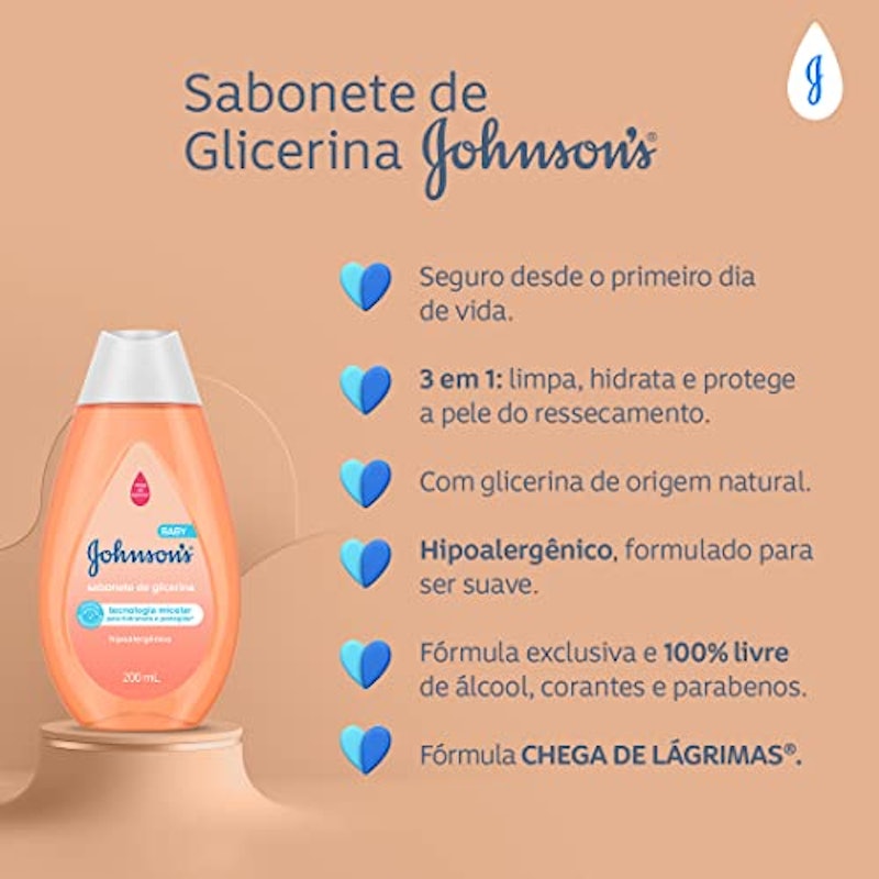 Sabonete Líquido de Glicerina JOHNSON'S Baby 4