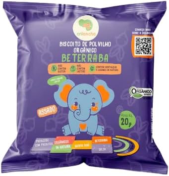 Biscoito de Polvilho Orgânico Beterraba 1