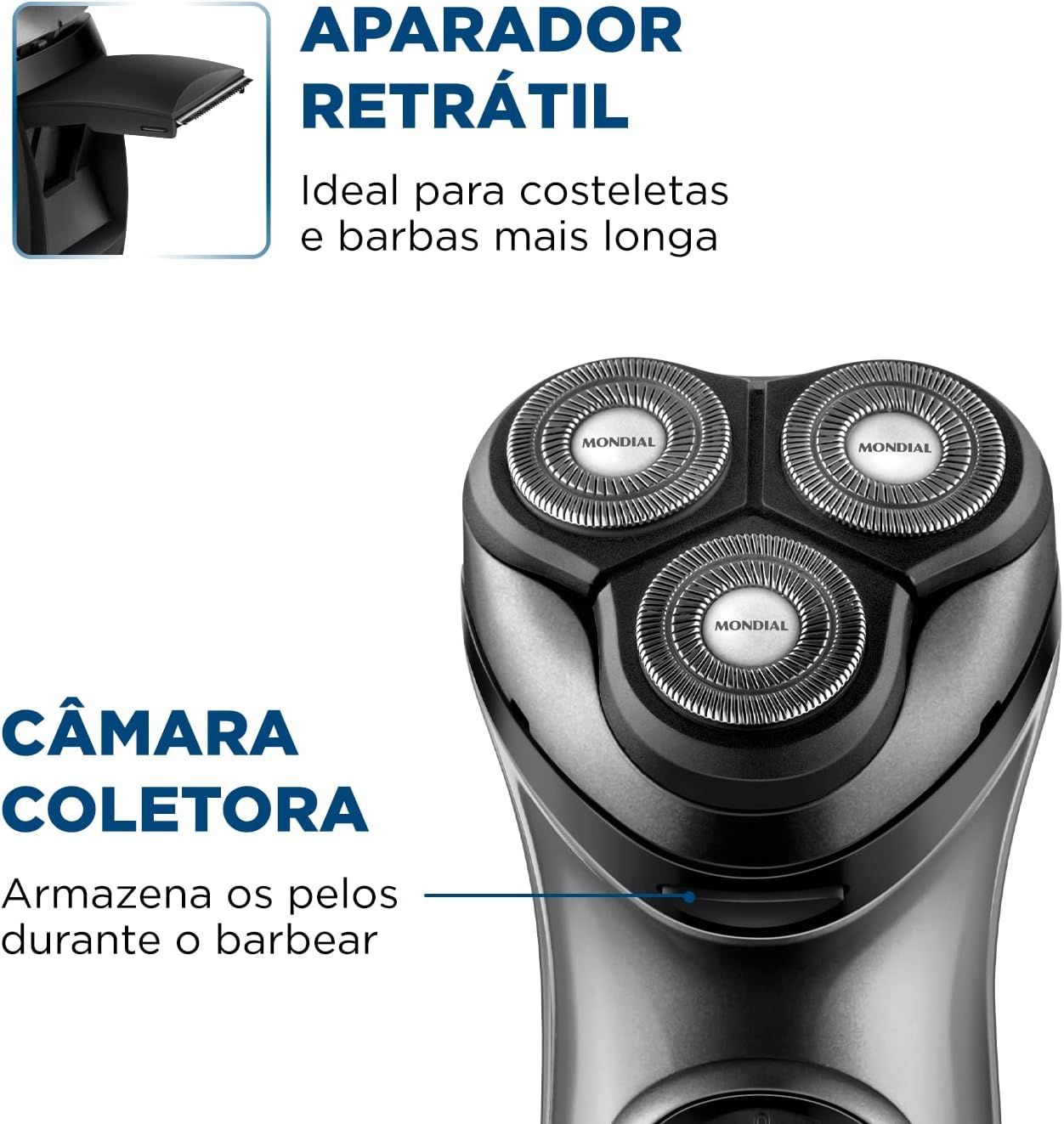 Barbeador Elétrico Power Shave 4