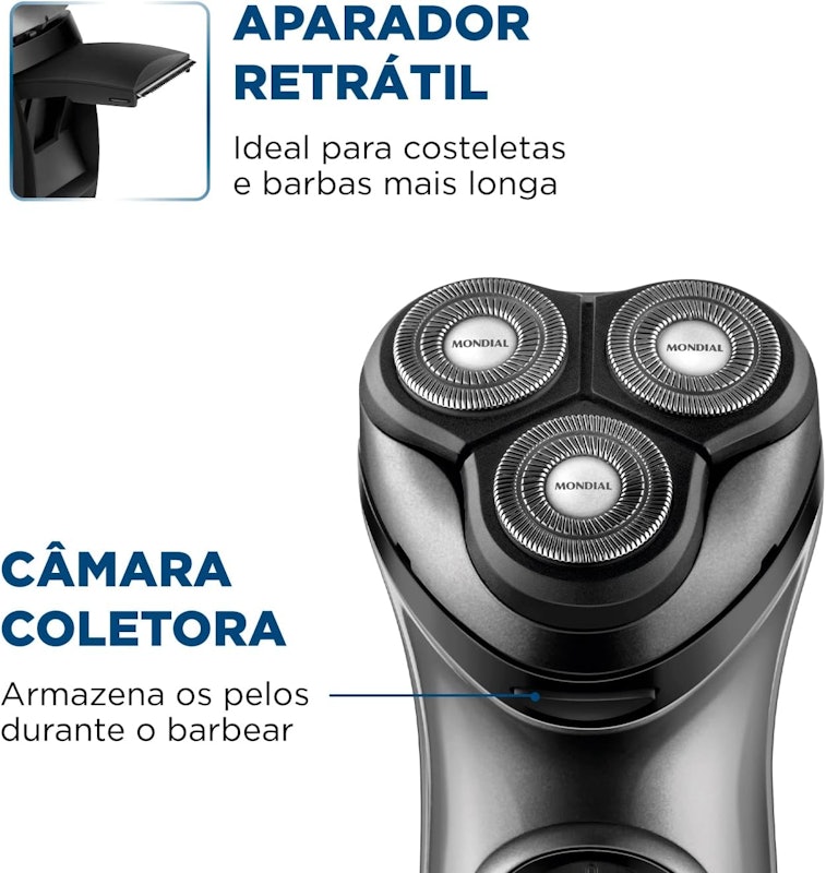 Barbeador Elétrico Power Shave 4