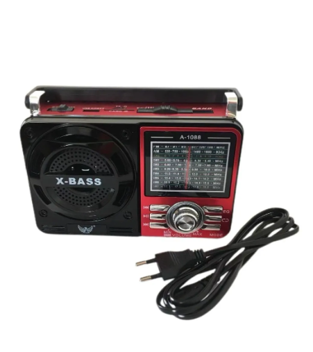 Rádio AM FM Retrô Vintage Portátil 1