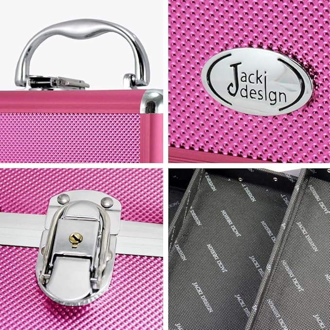 Maleta Profissional de Maquiagem Jacki Design - Pink 4