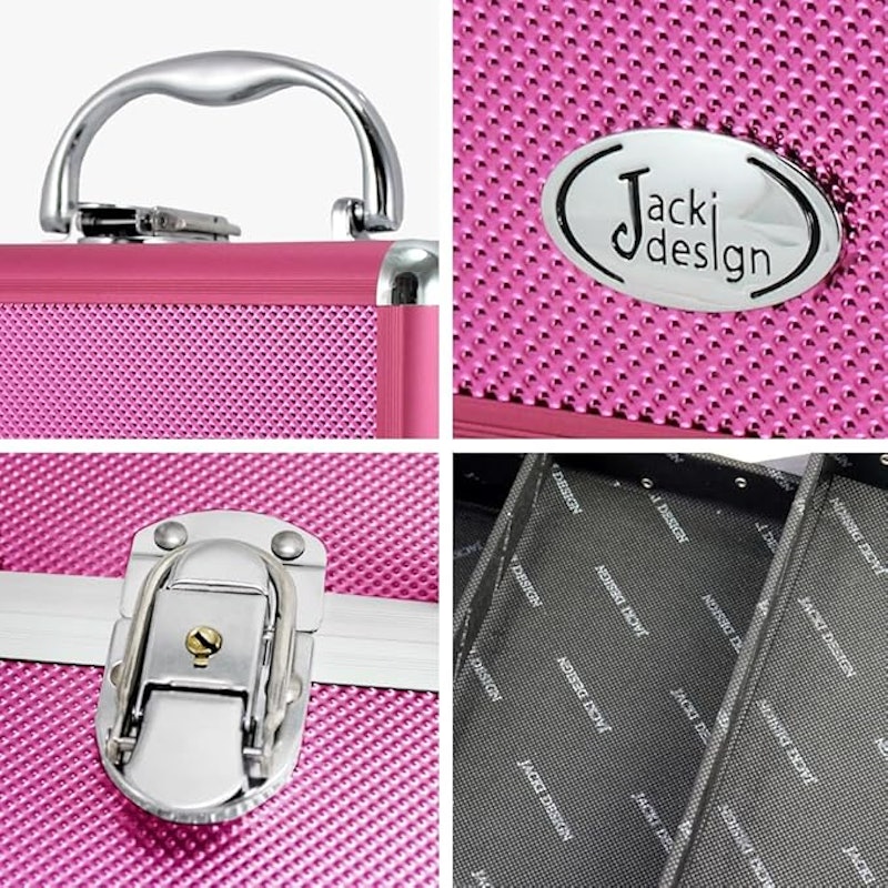 Maleta Profissional de Maquiagem Jacki Design - Pink 4