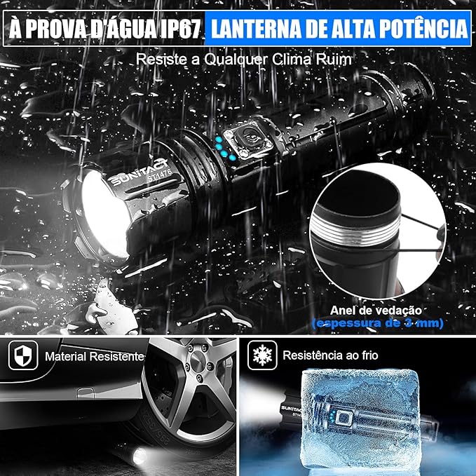 Lanterna Tática Sunitact 3