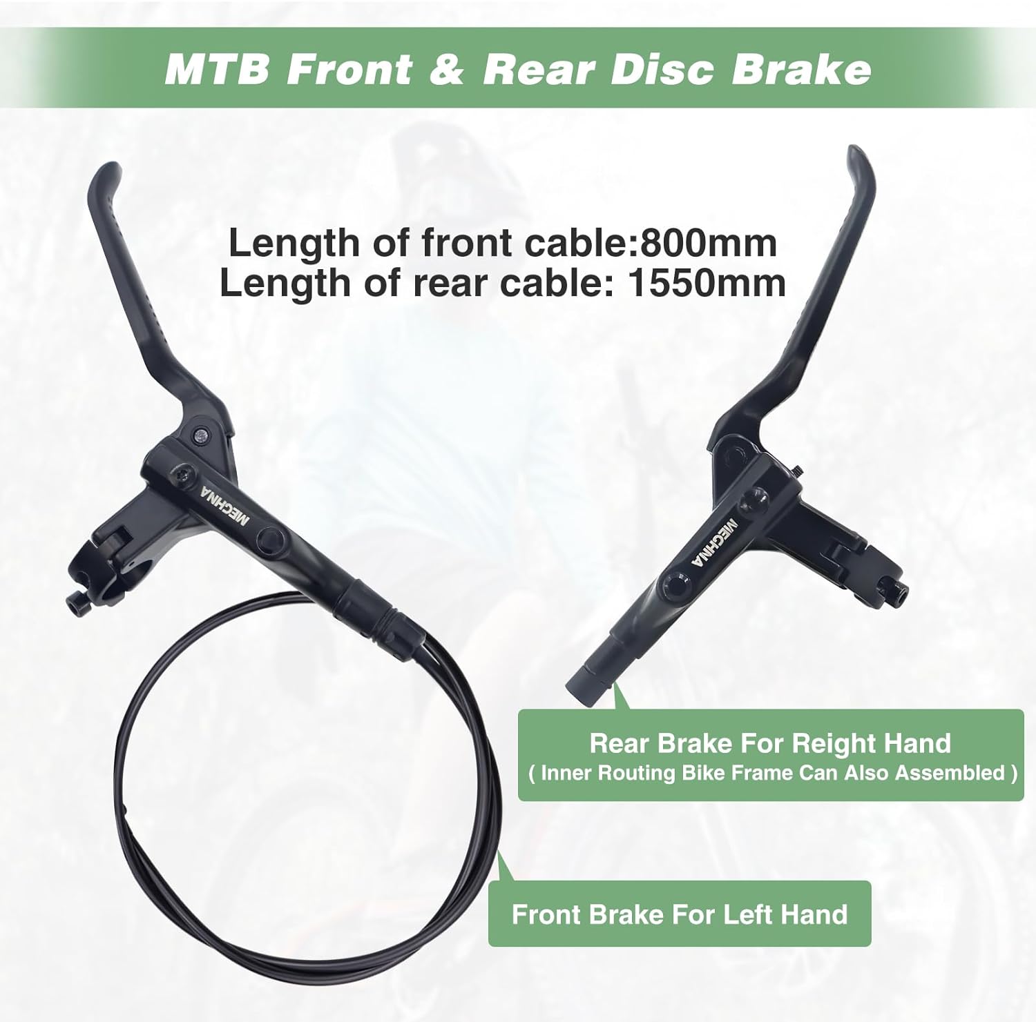 Conjunto de freio hidráulico MTB 5