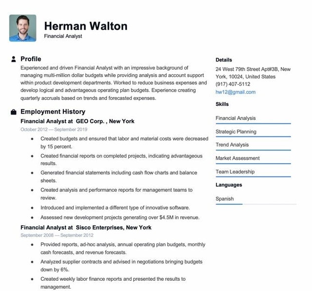 Resume.io 3