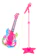 DM TOYS Guitarra com Microfone Pedestal Rock Show 1