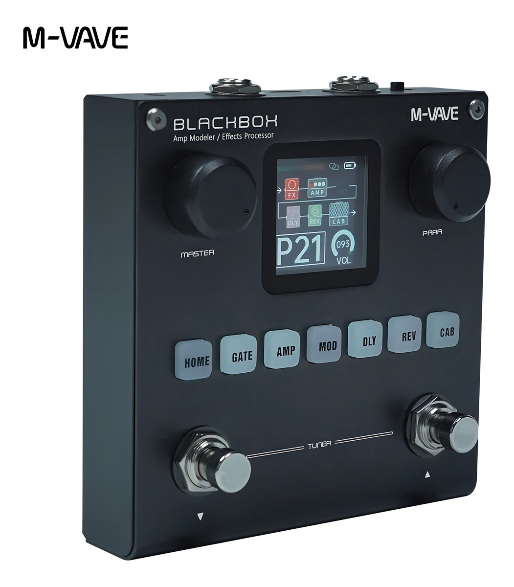 Pedaleira Multi Efeitos Blackbox M-Vave para Guitarra 4