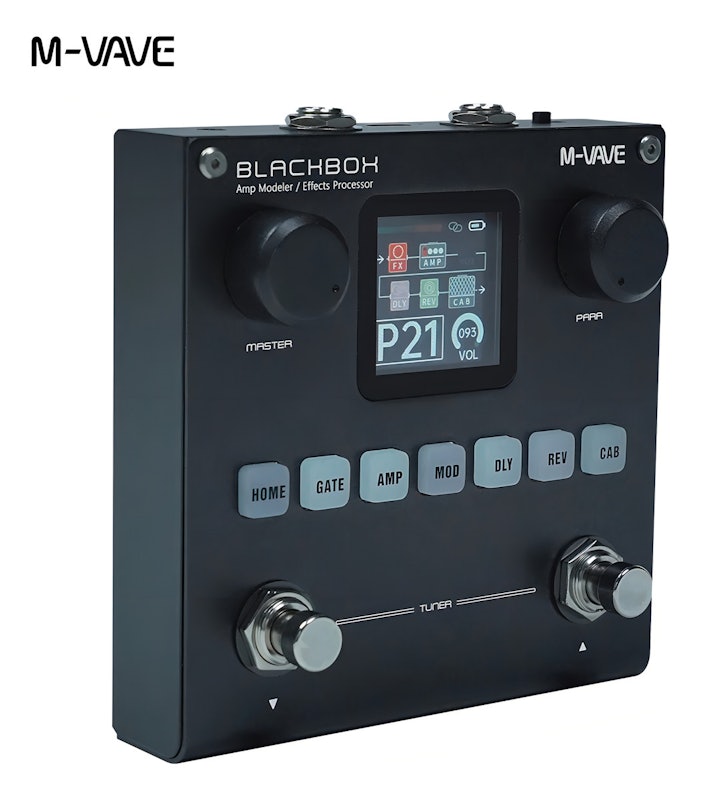 Pedaleira Multi Efeitos Blackbox M-Vave para Guitarra 4