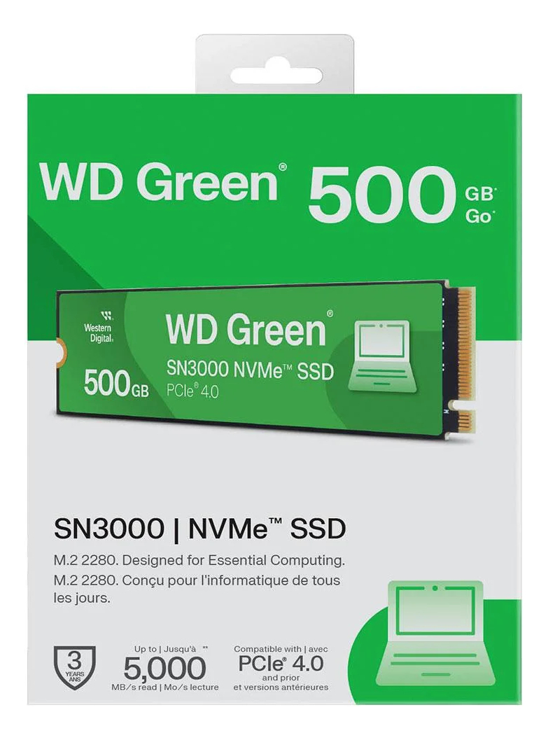 SSD NVMe WD Green SN3000 2
