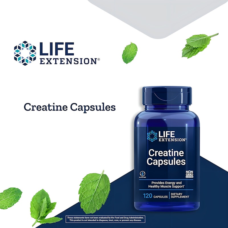 Creatina em Cápsulas Life Extension 2