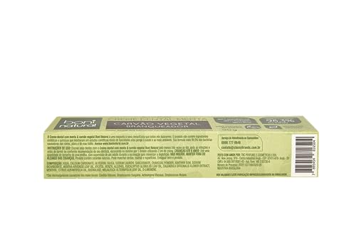 Creme Dental Boni Natural Menta e Carvão Vegetal 3