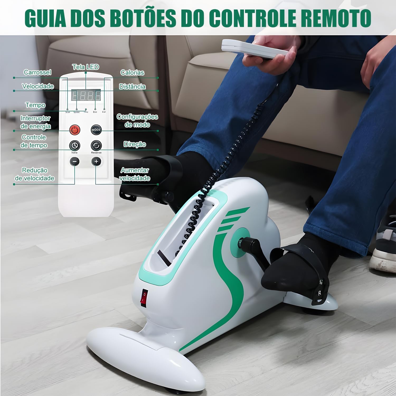 Mini Bicicleta Ergométrica Thuay 3