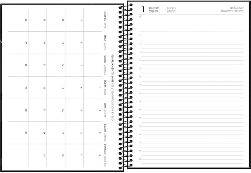 Agenda Executiva Espiral Diária Spot 2026 Tilibra 3