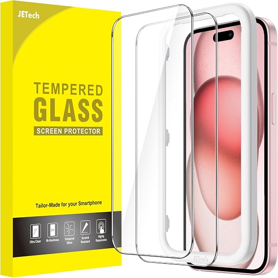 Protetor de Tela para iPhone com 2 Unidades Jetech 1